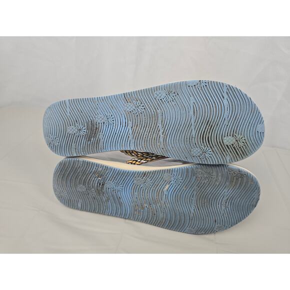 Tommy Bahama Women Braided Flip Flops Size 8 Whykiki - Picture 4 of 12